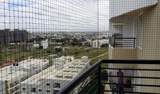 Balcony Safety Nets Installation in Chennai by Maanvika
